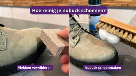 nubuck schoenen schoonmaken.